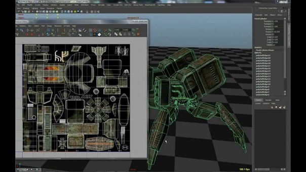 Hard surface texturing game model. Some tips and tricks (