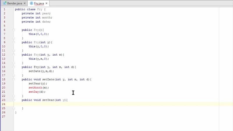 Урок 38 Перегруженные конструкторы, set и get методы в Java. Evil