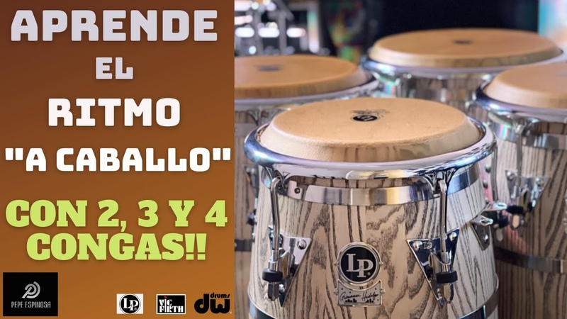 COMO TOCAR EL RITMO A CABALLO CON 2, 3, y 4