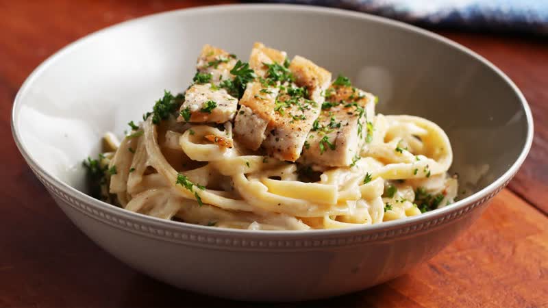 The Best Dairy Free Chicken Alfredo