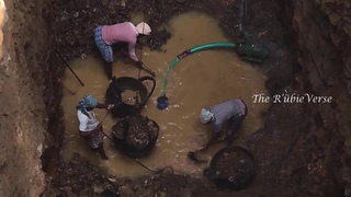HAND DIGGING A WELL IN INDIA, TAMIL NADU, Part 14