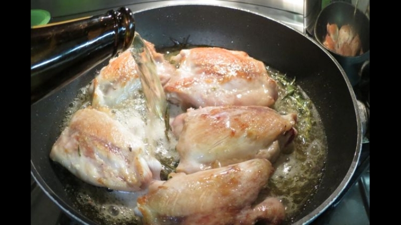 Pollo alla birra Курица в