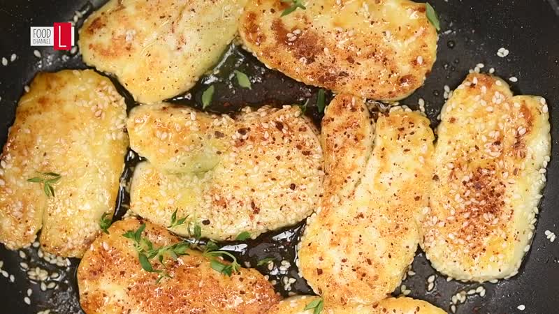 Halloumi Cheese with Honey and Chilli Food Channel L A New Recipe
