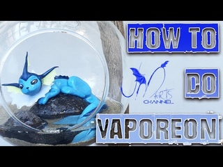 Pokemon Go - How to make Vaporeon with Fimo Clay - Tutorial - Diy - Prochima E30 Resin