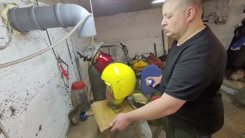 Покраска шлема