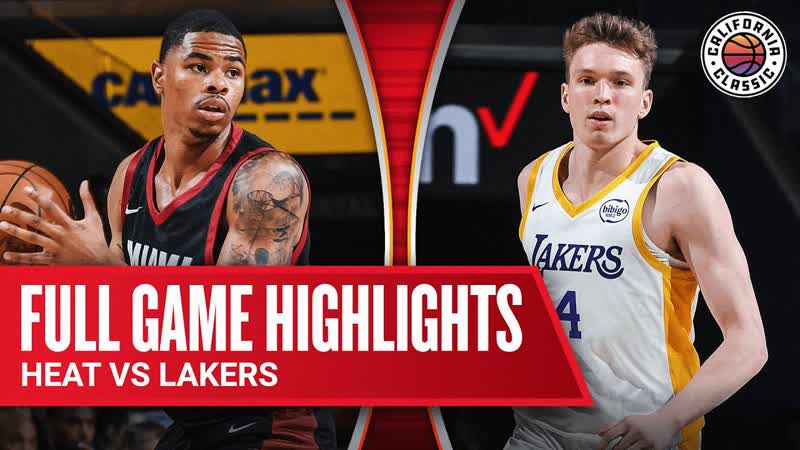 HEAT vs LAKERS, CALIFORNIA CLASSIC, FULL GAME