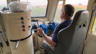GE Alco 1530 SELF desde la cabina (cab ride)! By Alan Drone Uy