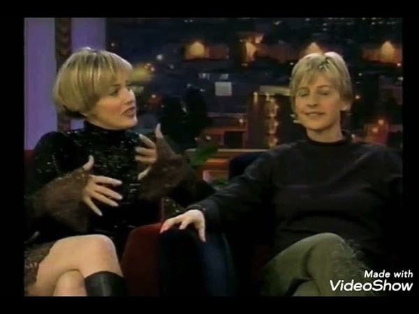 Throwback Ellen and Sharon Stone interviewed by Jay Leno, Pride