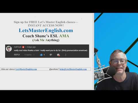 QA: THIRTY: How to pronounce that tricky word ,coachshane, americanenglish,