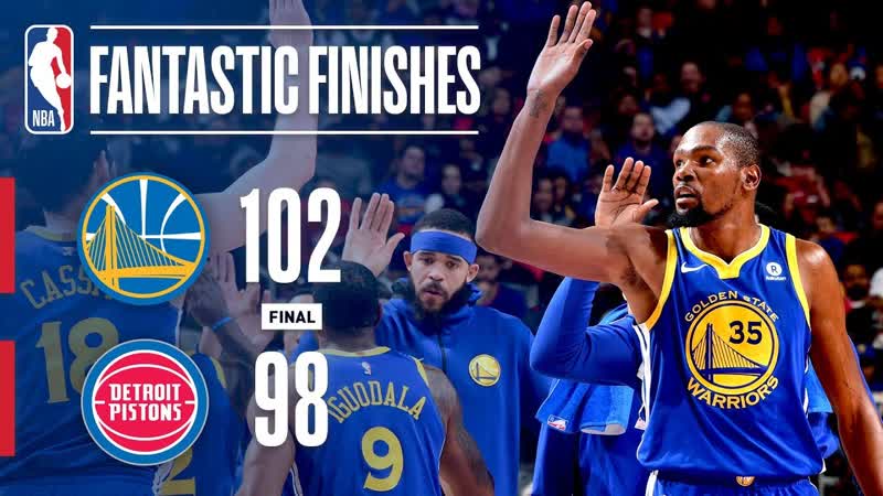 Best of the Warriors and Pistons in the Final Minutes, December 8,