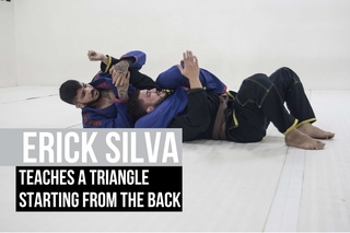Erick Silva teaches a triangle starting from the back erick silva teaches a triangle starting from the back