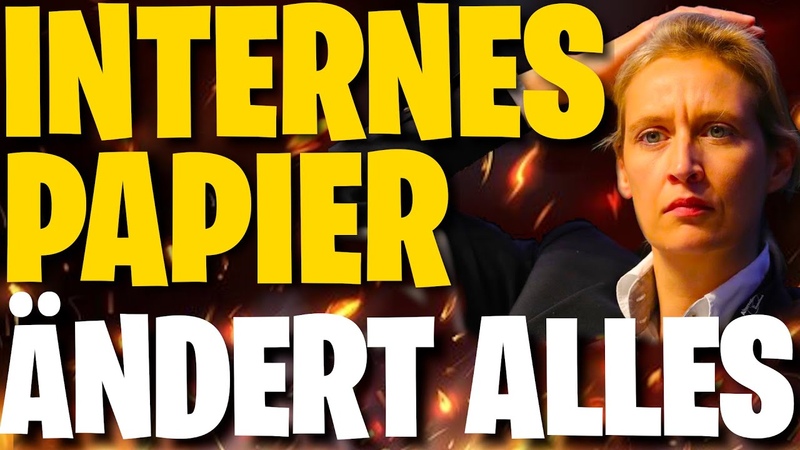 JETZT HIOBS PAPIER AUFGETAUCHT ALICE WEIDEL ENTSETZT ANDREAS