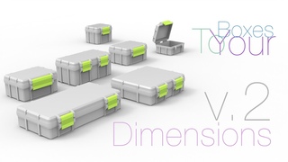 3D boxes to your dimensions v 2 0