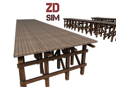 ZDS high platform wood 4m 1|1