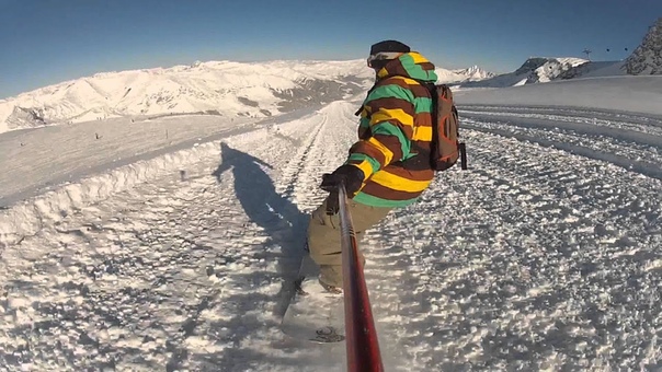 Go Pro HD 2 Snowboarding Mayrhofen Austria