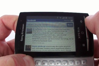 Sony Ericsson U20i XPERIA X10 mini pro - hands on