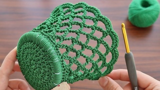 SUPERB BEAUTIFUL  MUY BONTO Super easy Very useful crochet decorative basket making.