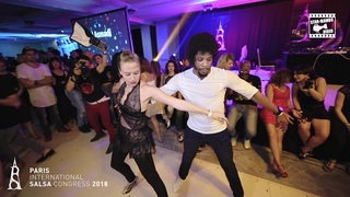Terry SalsAlianza & Alex - social dancing @ PARIS INTL SALSA CONGRESS 2018
