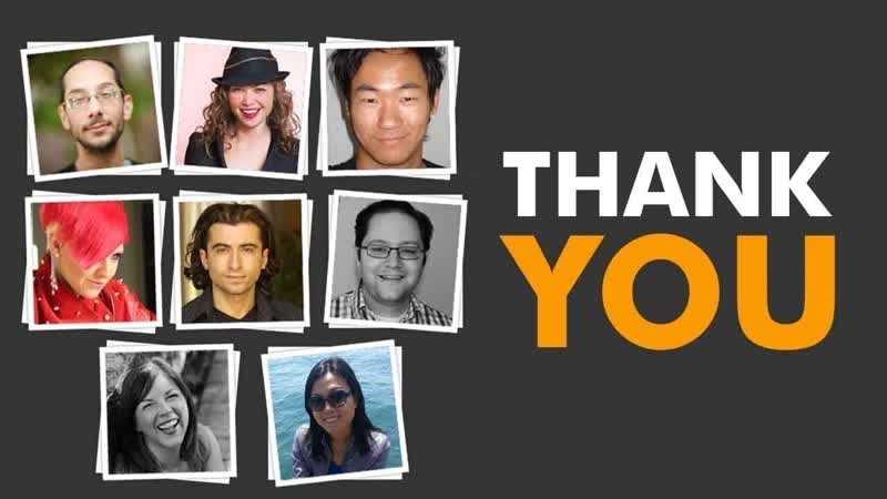 Thank you Jason, Jani, Tor, Jen, Christina, Rich, Mark, and Nina