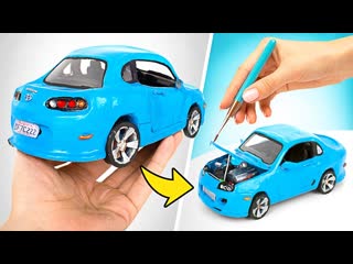 Мастерим гоночный автомобиль из пластилина!