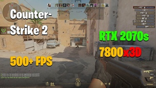 7800X3D & RTX 2070s - Counter Strike 2 | CS2 Competitive Settings(low)