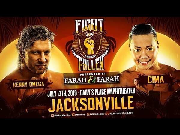 AEW Fight For The Fallen Kenny Omega vs CIMA