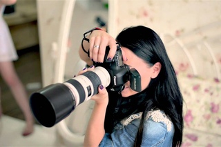 Рекламная фотосъёмка для компании Amilu. Бэкстейдж фотосессии с Ксенией Бородиной