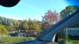 Осенняя дорога вдоль реки Матросовка . На продаже дом на канале. Всё для рыбалки и отдыха. р.