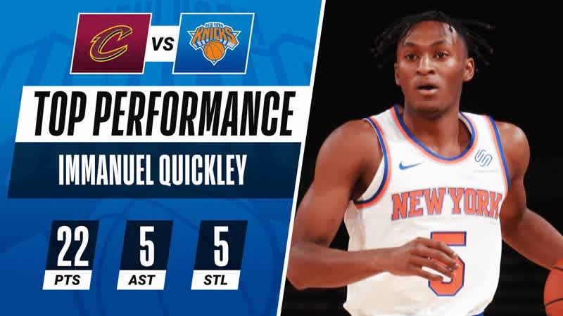 Immanuel Quickley ERUPTS For Huge, NBAPreseason