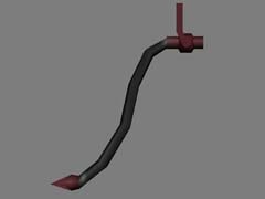 Class 40 air pipe straight coupled
