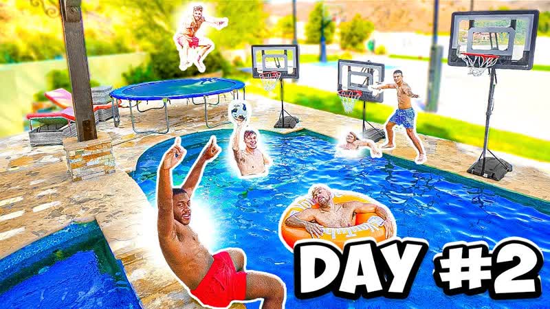 Last To Leave Pool Basketball Court Wins EPIC