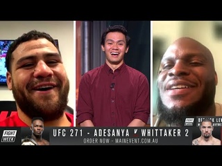 UFC 271 - Derrick Lewis & Tai Tuivasa send supportive messages to each other