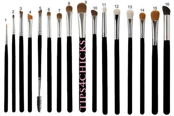 ДЛЯ ЧЕГО КАЖДАЯ КИСТЬ ИСПОЛЬЗУЕТСЯ В МАКИЯЖЕ: 1. Кисть Precision Eyeliner предназначена для подводки глаз. Гелевые подводки лучше всего наносить именно такой.2. Кисть для подводки Eyeliner такая