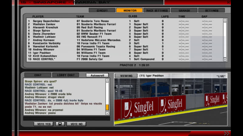 r Factor Singapure Gonki Me No Voice No