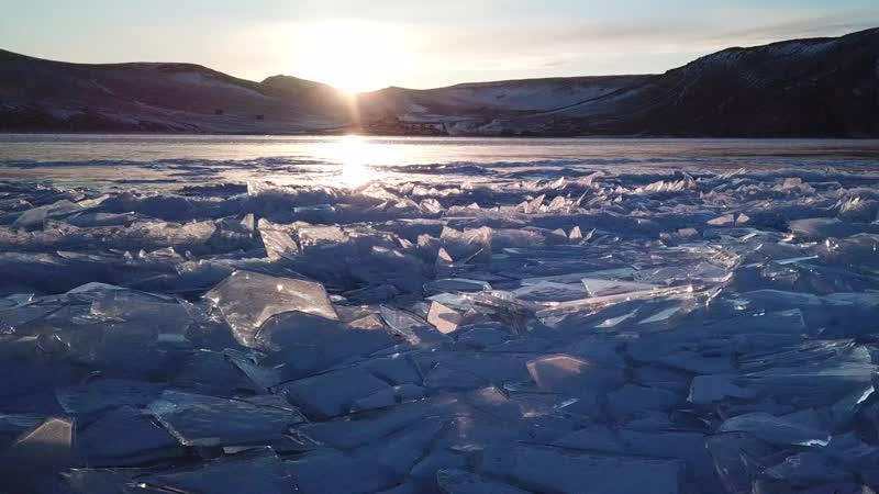 Easy. Lake Baikal. Drone shot