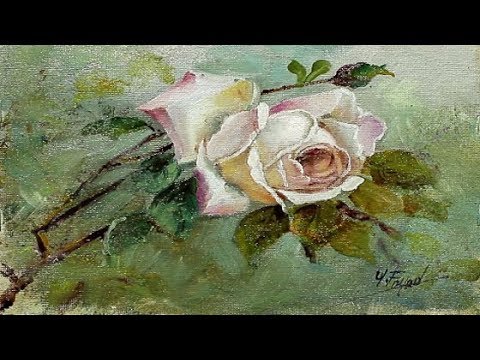 Flower Oil Painting By Yasser