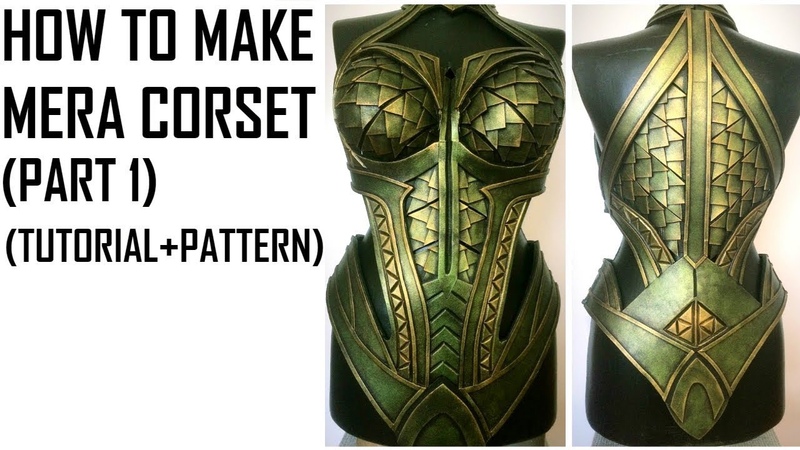 How to make Mera corset, breastplate. Tutorial +