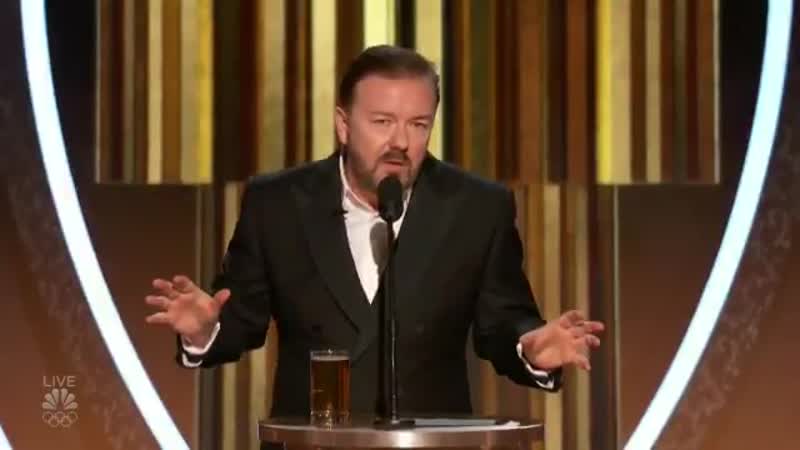 Ricky s monologue at this years Golden