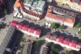 Legnica z wysokości 450m z kamerą TVP