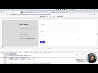 Building another contact section for Tailwind UI
