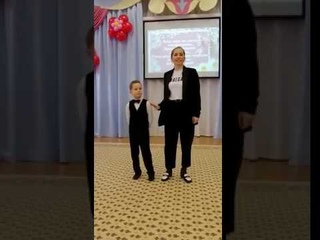 Дуэт с сыном- это всегда очень волнительно..