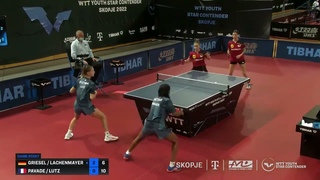 Griesel/Lachenmayer (GER) vs Ch. Lutz/Pavade (FRA) | U19 SF | 2022 WTT Youth Star Contender Skopje