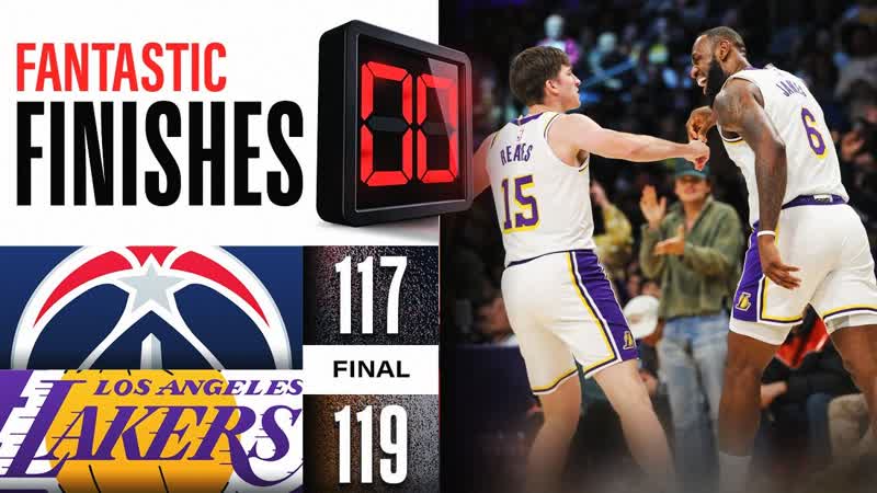 WILD ENDING IN LA Wizards vs Lakers, December 18,