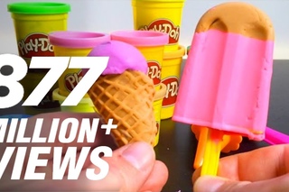 Play Doh Ice cream cupcakes playset playdough by Unboxingsurpriseegg