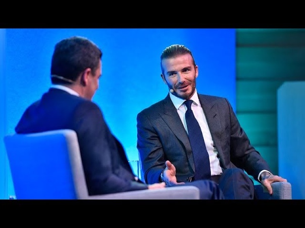 Talks at GS David Beckham on the Secret to His