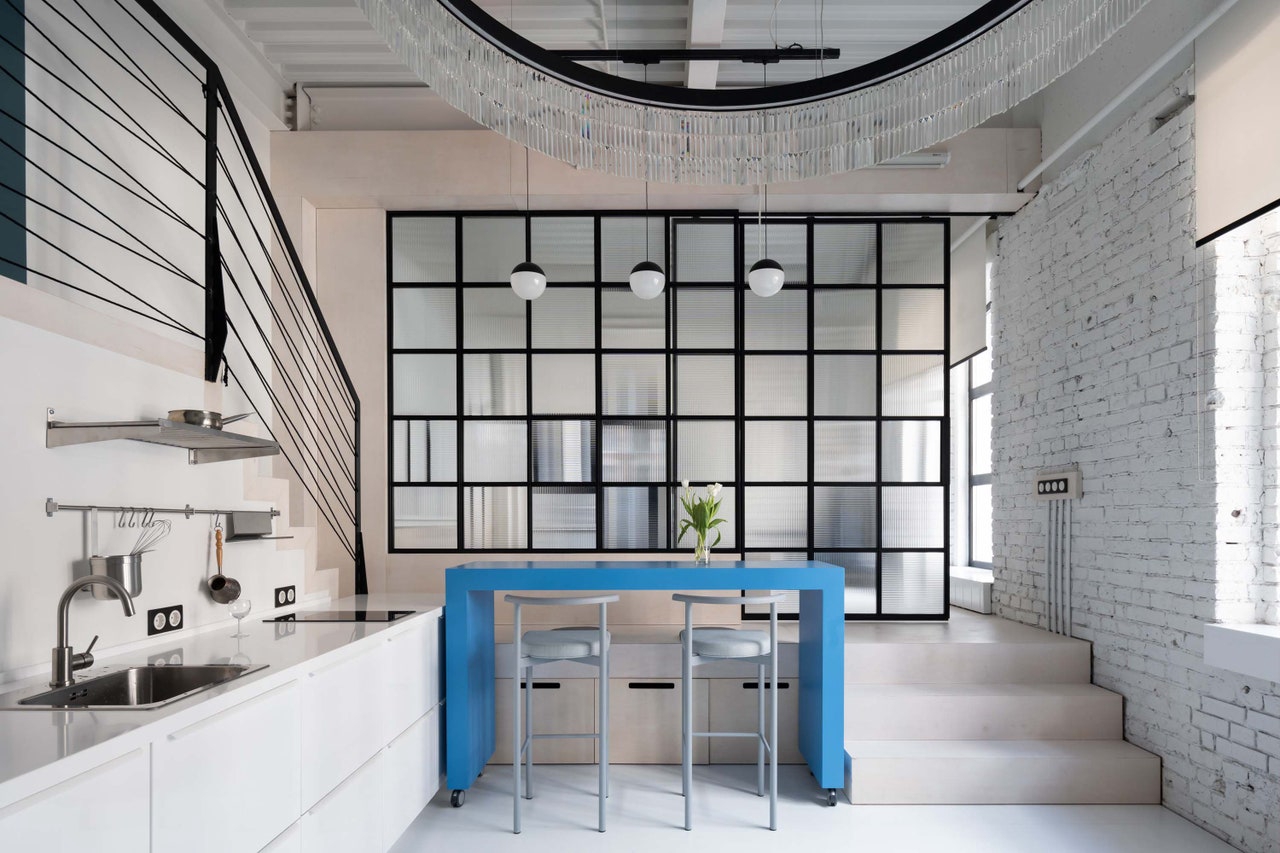 Двухуровневый лофт 45 кв.