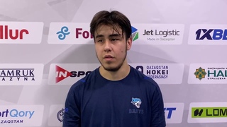 Комментарии игроков после первого матча Барыс - Горняк ()