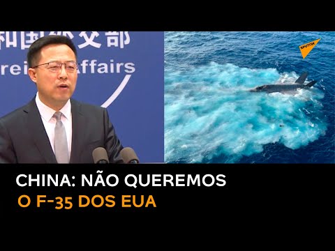 Não precisamos do F 35: China nega estar procurando caça acidentado dos