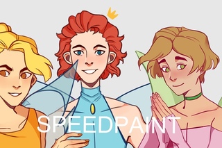 Winx Club genderbend [WINX Speedpaint]
