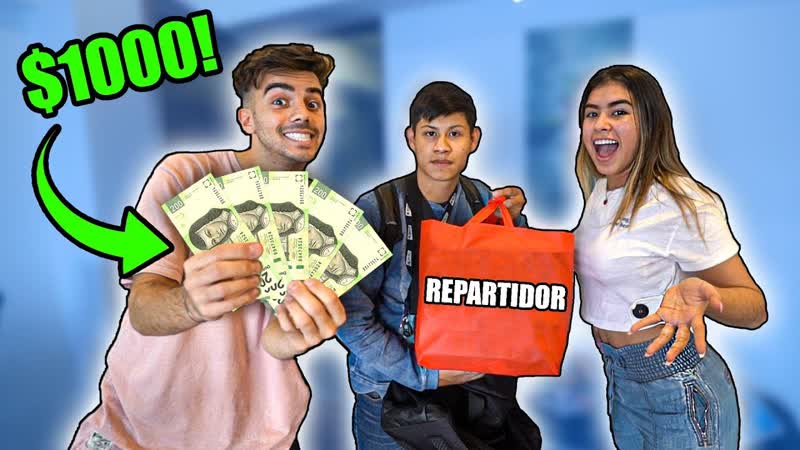 MI NOVIA Y YO LE DAMOS 1000 DE PROPINA A UN